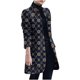 thumbnail image 2 of Puntoco Mujer Elegante Prendas De Vestir Exteriores Casual Solapa Cuello Tweed Abrigo Suelto Chaquetas Puntoco Puntoco-1748, 2 of 5