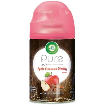 Air Wick, Pure Freshmatic Refill, Automatic Spray, Apple Cinnamon Medley, 5.89oz, Fall Scent, Can