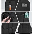 thumbnail image 6 of Brightify Outdoor Camping Backpack for Men, 40L Waterproof Hiking Backpack Large Multifunctional Day Trip Pack with Bottle Holder for Women Outdoor Camping Travel Sport Hiking Everyday Carry, Black, 6 of 7
