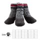 thumbnail image 3 of GOOHOCHY 2 pares de calcetines acolchados de felpa para mascotas, cálidos, impermeables y antideslizantes para otoño e invierno (gris n.° 4), 3 of 8