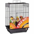 thumbnail image 1 of Prevue Pet Playtop Bird Cage Starter Kit Black, 1 of 2