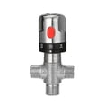 thumbnail image 1 of Bathroom Adjustable Thermostatic Mixer Valve Brass Water Mixer Hot/cold Water Mixing Temperature Control Valve For Home, 1 of 4