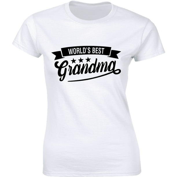 Half It - World's Best Grandma - Greatest Nana Grandmother Women's T ...