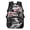 American Flag Wolf Print, variant on Uorisanigo Fire Wolf Galaxy Kids Backpack for School Lightweight Travel or Sports Bags with Water Bottle Pockets Preschool Elementary Kindergarten School Bag(17 inch)