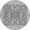 thumbnail image 1 of Ahgly Company Indoor Round Abstract Gray Modern Area Rugs, 7' Round, 1 of 4