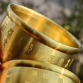 thumbnail image 1 of destyer Brass Feng Shui Bowl Piggy Bank Fortune Cylinder Decoration, 1 of 9