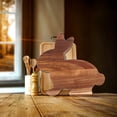 thumbnail image 6 of Bunny Shaped Wooden Cutting Board Wood Charcuterie Board Easter Serving Platter Cheese Tray for Cheese Bread Fruit Vegetables Easter Decorations Gifts B, 6 of 7