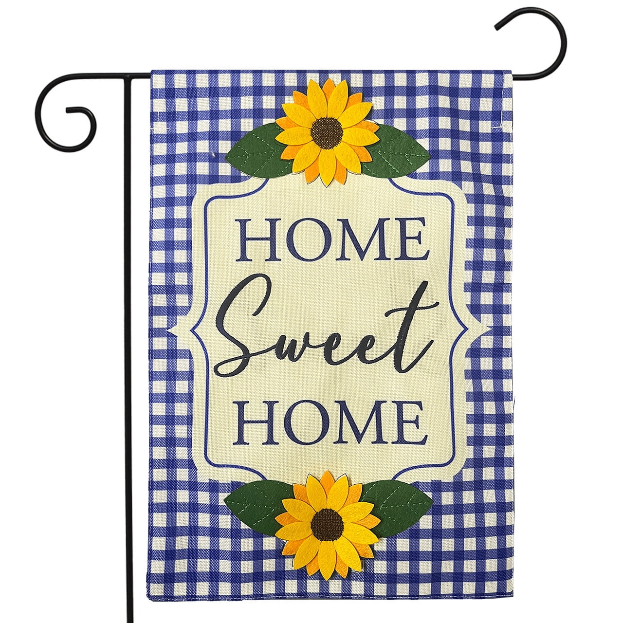 Briarwood Lane Gartenflagge Sonnenblumen-Monogramm P – 31,8x45,7 Cm, Wetterfest & Doppelseitig