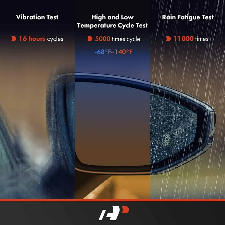 Driver Side Power Mirror Replacement For 2013-2015 Nissan Sentra - Manual Fold, Non-Heated, Paintable Cover