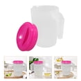 thumbnail image 3 of Juego de 2 hervidores de agua fría con tapa de 1 l para refrigerador, jarra para agua, zumo, té helado, dispensador de bebidas para el hogar y el restaurante, 3 of 8
