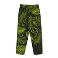 thumbnail image 5 of Goofa Tropical Palm Leaves Fern Leaf Printed Soft Pajama Pants for Women, Wide Leg Comfy Casual Lounge Yoga Pants-X-Large, 5 of 9