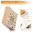thumbnail image 4 of Teddy Bears Flowers Bees Napkin Holder for Table Clear Napkin Stand Paper Holder Acrylic Organizer Dispenser Napkins for Dinner Kitchen Restaurant Room, 4 of 8