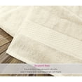 thumbnail image 4 of FBTS Prime Cotton Bath Sheets Towels 15x28 inch Extra Soft, Solid Beige, 2 per Pack, 4 of 6