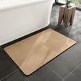 thumbnail image 6 of Zynviq Solid Color Bathroom Rugs 15.7" X 23.6" Bath Rugs Rubber Absorbent Khaki Rectangular Washable Small Rug for Toilet, 6 of 6