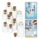 thumbnail image 4 of Mini botellas de vidrio de 50 pcs Jares de vidrio con tapones de corcho para manualidades de arte de bricolaje, 4 of 5