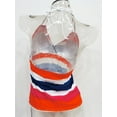 thumbnail image 3 of Chaps Multicolor Striped Halter Tankini Swim Top Swimwear Women's 6, 3 of 3