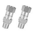 thumbnail image 1 of 2X High Pressure Washer Swivel Joint 3/8 Inch Pressure Washer Hose Fittings 360 Degree Rotation Connector Car Washing, 1 of 8