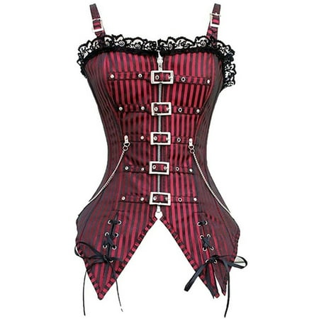 

Levmjia Shapewear Bodysuit For Women Clearance Corsets For Women Overbust Corset Bustier Lingerie Top Gothic Bandage Shapewear Sexy Underwear Red