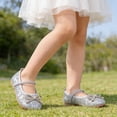 thumbnail image 5 of LRen Toddler Sandals Girl Size 4 Girls Summer Sandals Soft Sole Beach Shoes Non Toddler Kids Outdoor Play Footwear Lightweight Comfortable Casual, 5 of 7