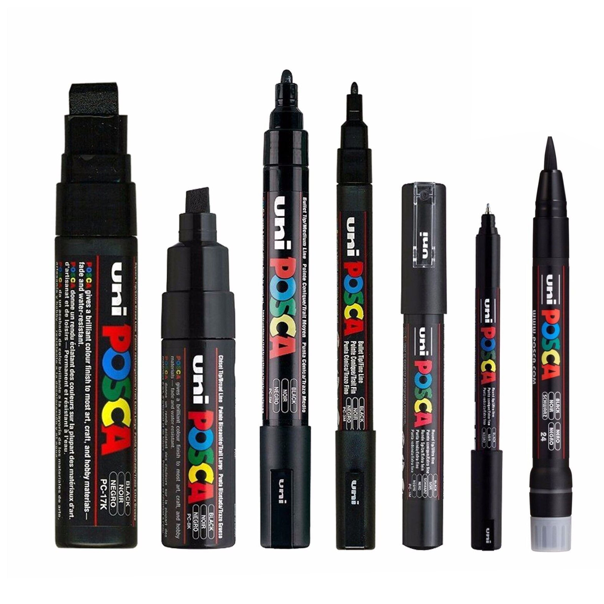  Posca Marker 1MR in Black, Posca Pens for Art Supplies, School  Supplies, Rock Art, Fabric Paint, Fabric Markers, Paint Pen, Art Markers,  Posca Paint Markers : Arts, Crafts & Sewing