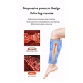 thumbnail image 2 of Red Light Therapy Leg Massage Calf Air Compression with Heat for Pain Relief 3Intensities 3Modes Relax Muscles,A, 2 of 10