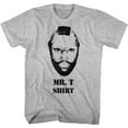 thumbnail image 1 of Mr. T Shirt Gray Heather Adult T-Shirt 4Xl, 1 of 2