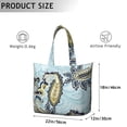 thumbnail image 2 of Artistic Paisley Travel Bag Abstract Boho Weekender Duffel with Vintage Floral Pattern, Ethnic Chic Ornament Design, 2 of 5