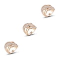 thumbnail image 1 of Guardurnaity Anillo de cristal para mujer compromiso estético boda moda nudillo joyería cumpleaños aniversario vacaciones regalo tamaño 7 Type1 NO1, 1 of 6