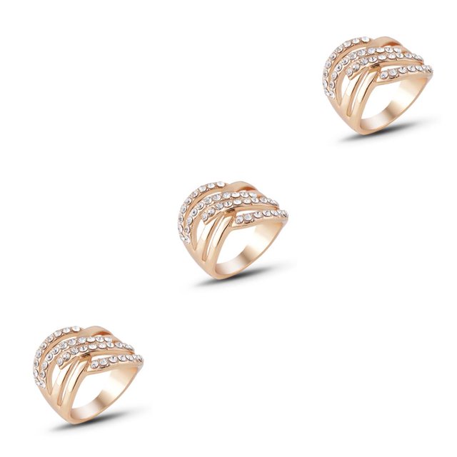 Guardurnaity Anillo de cristal para mujer compromiso estético boda moda nudillo joyería cumpleaños aniversario vacaciones regalo tamaño 7 Type1 NO1