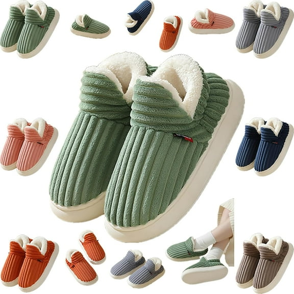 Hadanceo Sunshine Cloud Slippers, Cozy Fuzzy Plush Slipper, Casual Warm Cotton Boots Home Shoes