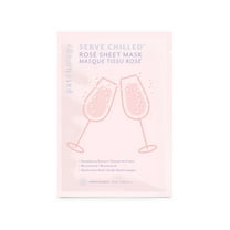 Patchology Serve Chilled Rose Sheet Face Mask for Beauty Skincare, 0.95 fl oz