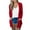 Red, variant on BLVB Women's Long Sleeve Open Front Cardigan Casual Loose Lightweight Eyelet Cardigans Solid Color Outwear with Pockets