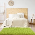 thumbnail image 3 of YJ.GWL Soft Fluffy Area Rug Plush Rugs Shag Fuzzy Carpet for Living Room Bedroom Home Decor, 4'x5.3',Grass Green, 3 of 7