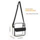 thumbnail image 2 of Muyoka 1 Uds. Bolso transparente de PVC, bolso transparente, bolsos transparentes, bolso de hombro transparente, bolso pequeño aprobado por el estadio Muyoka Hogar, 2 of 7