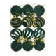 thumbnail image 2 of 12 bolas navideñas de terciopelo flocadas, adornos navideños de plástico, adornos colgantes decorativos para árbol de Navidad., 2 of 5