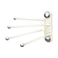 thumbnail image 3 of QSTDGVPW 4 Arm Towel Bar Bath Rotating Arm Home Wall Mount Washroom Swivel Towel Rack argent, 3 of 9