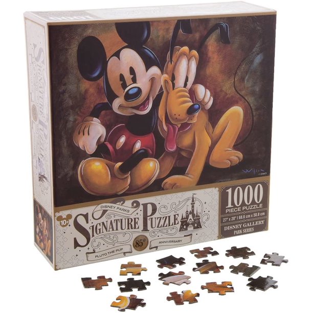 Disney Parks Mickey & Pluto 85th Anniversary Signature 1000 Piece