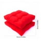 thumbnail image 5 of Juego de cojines para mecedora | Cojines elásticos de poliéster en pack de 2 | Relleno de fibra transpirable | 20,86 x 20,86 in | Banco de jardín exterior y almohadillas para sillas de ratán, 5 of 6