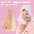 thumbnail image 3 of Unique Bargains Teenager Hair Drying Towel Dry Cap Towel Cap Quick Drying Lightweight Strong Absorbent Orange, 3 of 8