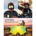 thumbnail image 3 of Gafas de motocross KEMIMOTO, antiUV, para moto de cross, ATV, UTV, 3 of 6