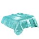 thumbnail image 2 of Funda de edredón Funda nórdica de seda artificial Cremallera Funda de almohada para dormir Juego de cama, Doble, 168x229cm, Azul lago Methold HA003632-16, 2 of 7