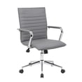thumbnail image 1 of Boss Chaise d'Hospitalité en Vinyle Gris, 1 of 1