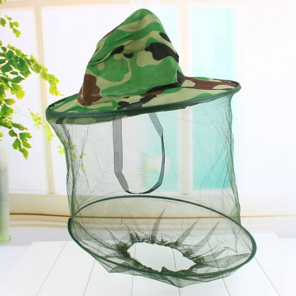 Barber Shop Pencil Camouflage Anti Bee Hat Fabric Midge Hat Mesh Fishing Head Net Faceor Camouflage Camping Kit