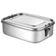 thumbnail image 1 of Fiambrera Bento Box A Prueba De Fugas Fabricada En Acero Inoxidable, Lata Impermeable Y Sostenible, Con Compartimentos Y Sellado, 1 of 5