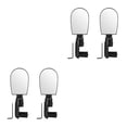 thumbnail image 4 of tamizeot 2pcs Bike Rearview Mirror Handlebar End Mounted Rear View Glass Mirror, Red black 2Set, 4 of 6