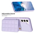 thumbnail image 7 of SaniMore for Samsung Galaxy A14 5G (6.6" 2023) Case, Flip PU Leather Diamond-Shaped with Built-in Card Slots, Kickstand and Shockproof Anti-drop Phone Case for Galaxy A14 5G Wallet Shell, Purple, 7 of 7