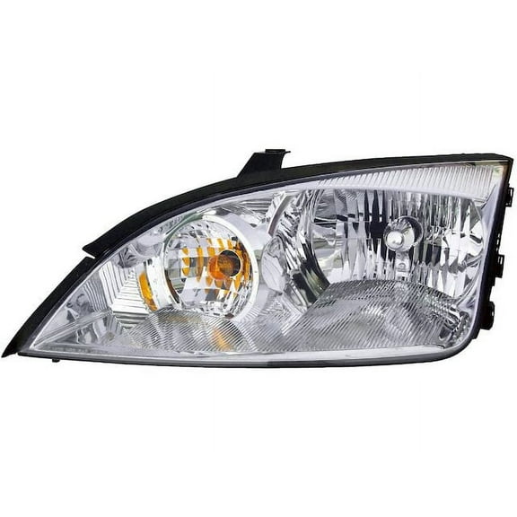 Left Driver Side Headlight Assembly - Compatible with 2005 - 2007 Ford Focus (Except SVT) 2006