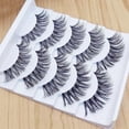 thumbnail image 1 of Elegante maquillaje natural de pestañas postizas hecho a mano, 5 pares, 1 of 5