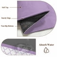 thumbnail image 6 of 2'x6' Rug Runners for Hallways Kitchen, Purple Morocco Non Slip Entryway Beside Floor Carpet Runner, Boho Stitching Pattern Stripes Grey Washable Laundry Room Bedroom Throw Rugs Mat for Family Pet, 6 of 8