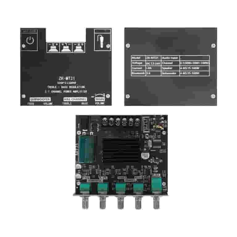 Acquista MT21 Modulo amplificatore di potenza audio BT AUX a 2.1 canali Amplificatore audio ad alta potenza adatto per in Italia a partire da 24 Acquista MT21 Modulo amplificatore di potenza audio BT AUX a 2.1 canali Amplificatore audio ad alta potenza adatto per in Italia a partire da 24